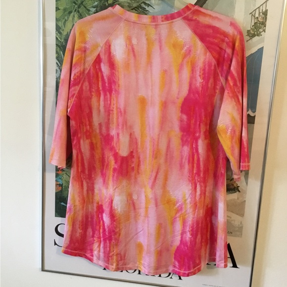 Reel Legends Women's Keep-It-Cool Short Sleeve Performance Top Sz L Wicking NWOT - Picture 2 of 5